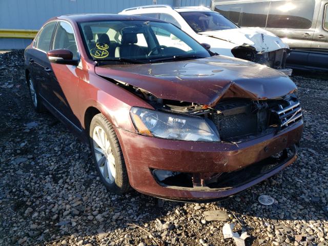vin: 1VWCH7A38DC015855 1VWCH7A38DC015855 2013 volkswagen passat sel 2500 for Sale in US WI