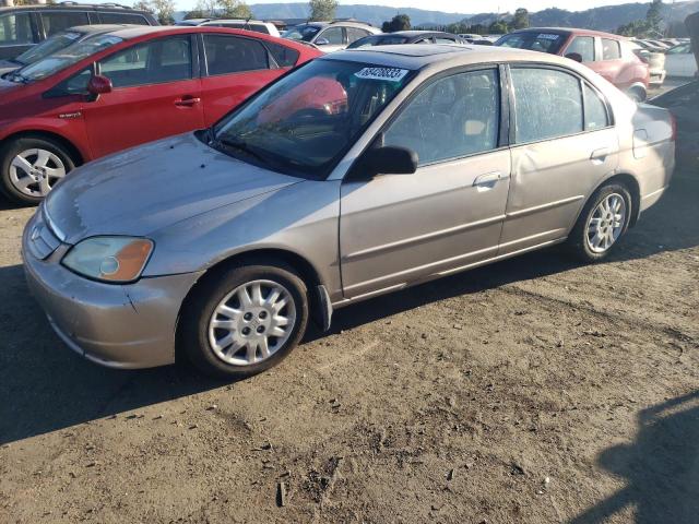 vin: JHMES26752S000078 JHMES26752S000078 2002 honda civic ex 1700 for Sale in US CA