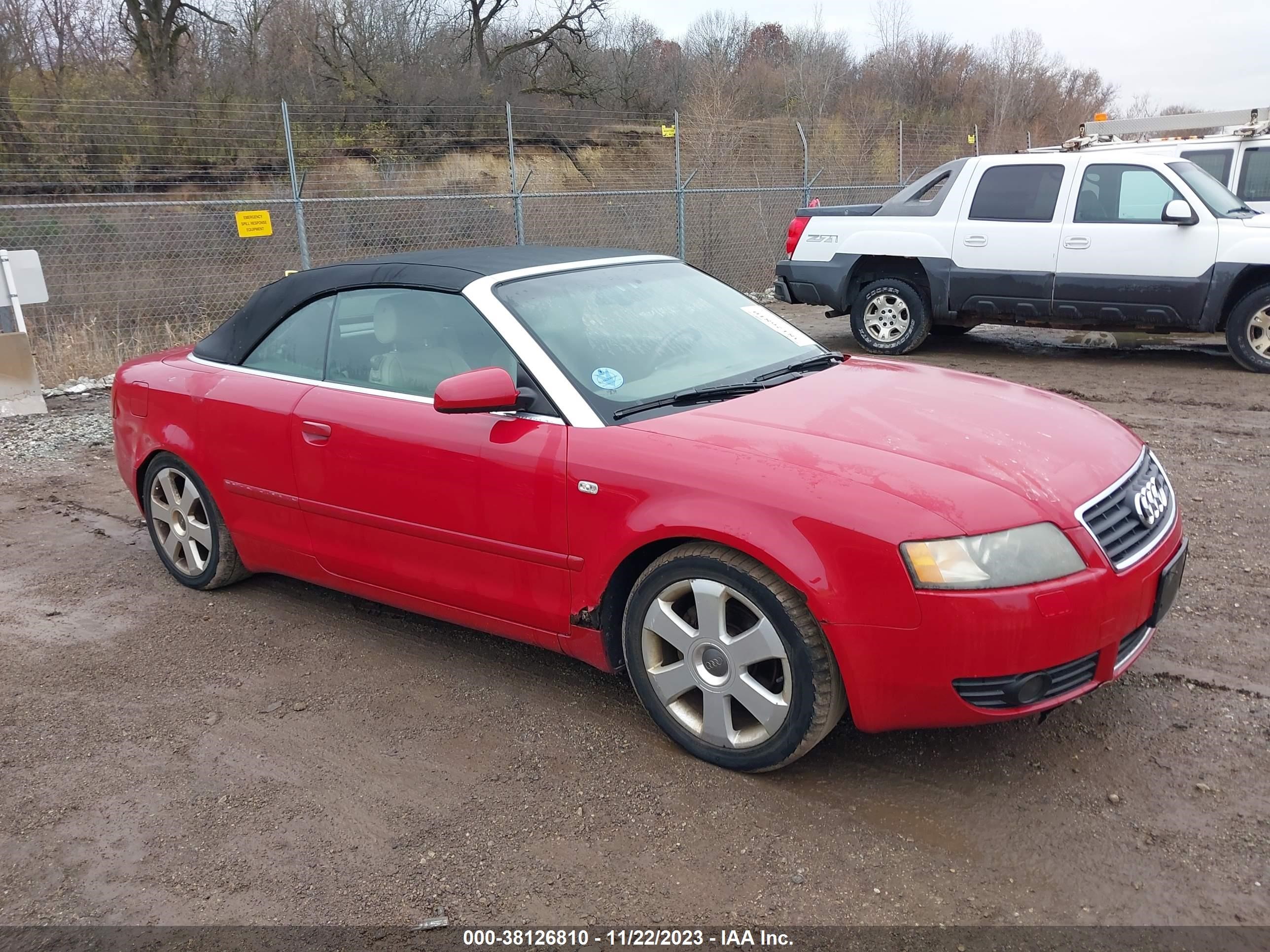 vin: WAUAC48H46K006245 WAUAC48H46K006245 2006 audi a4 1800 for Sale in 60118, 605 Healy Road, East Dundee, Illinois, USA