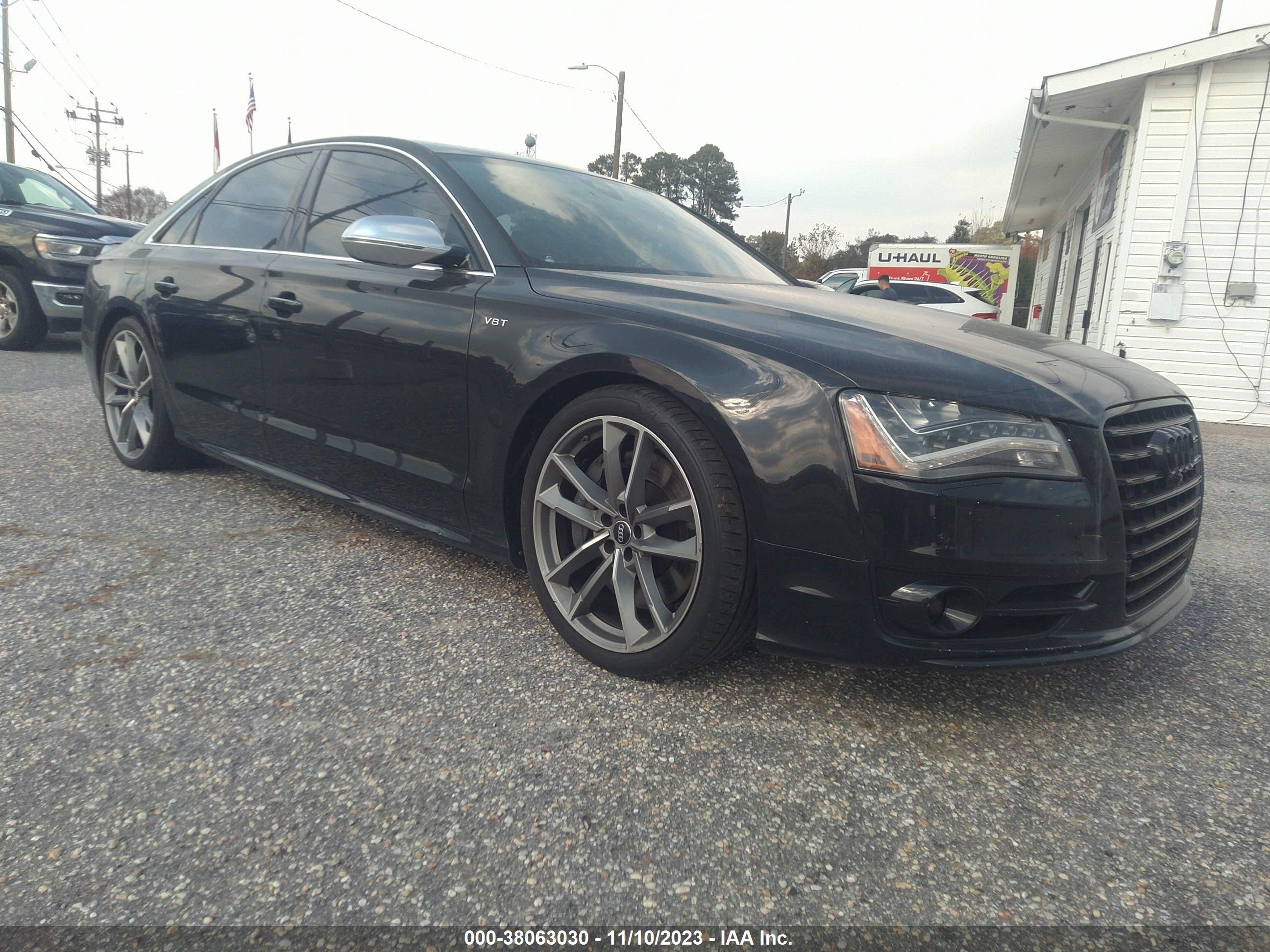 vin: WAUD2AFD5DN010735 WAUD2AFD5DN010735 2013 audi s8 4000 for Sale in 28328, 102 Underwood St, Clinton, USA