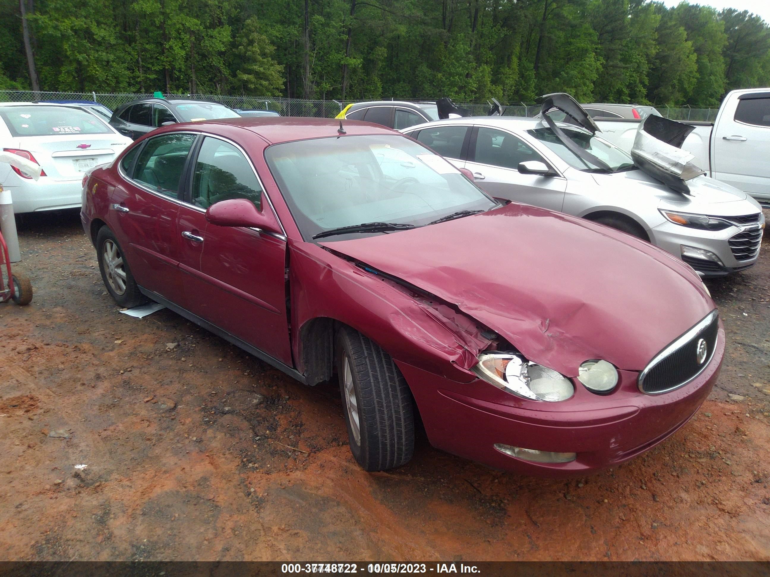 vin: 2G4WC532X51225013 2G4WC532X51225013 2005 buick lacrosse 3800 for Sale in 27520, 60 Sadisco Rd, Clayton, USA