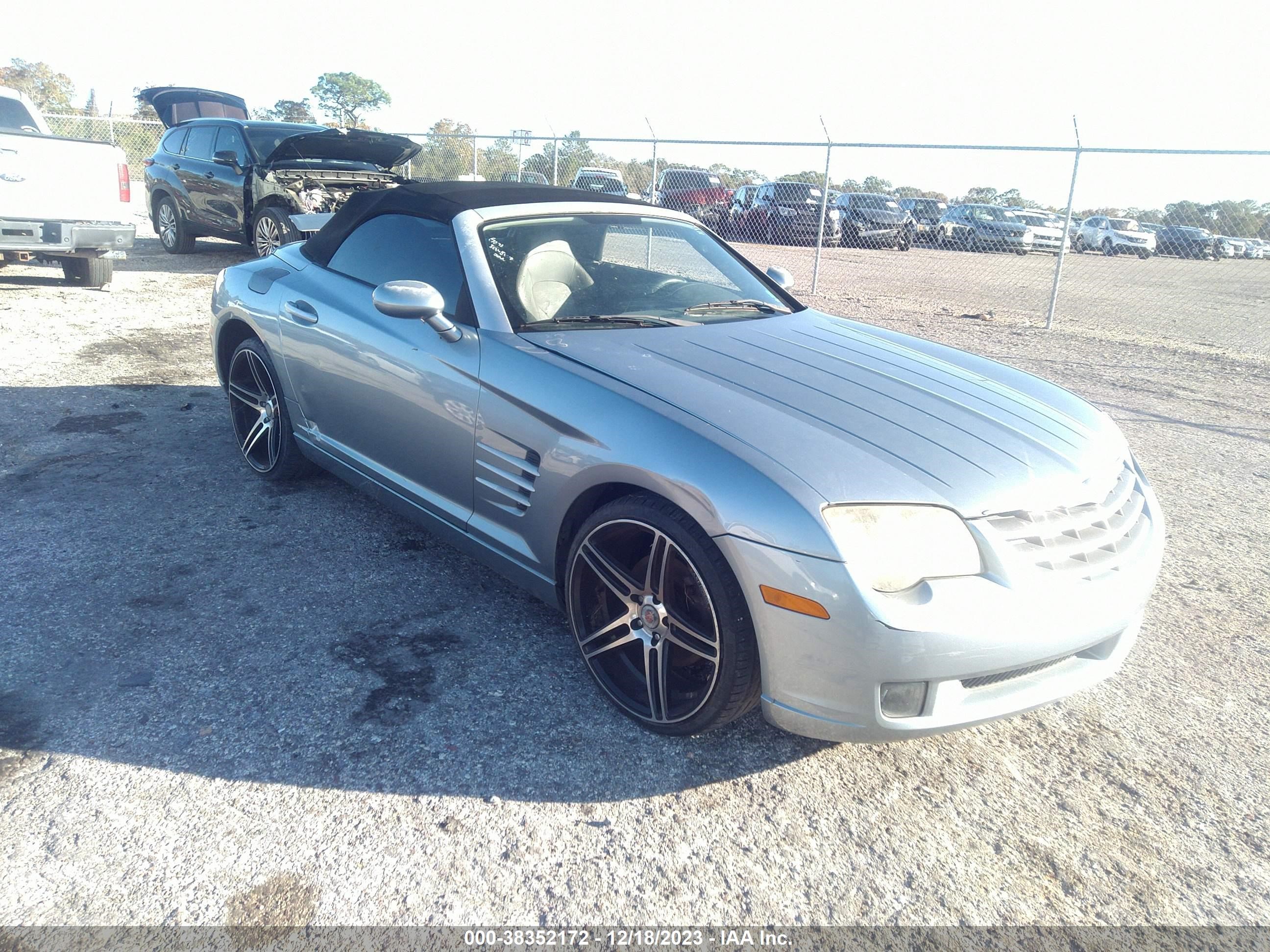 vin: 1C3AN65LX5X056851 1C3AN65LX5X056851 2005 chrysler crossfire 3200 for Sale in 34667, 8838 Bolton Ave, Hudson, USA