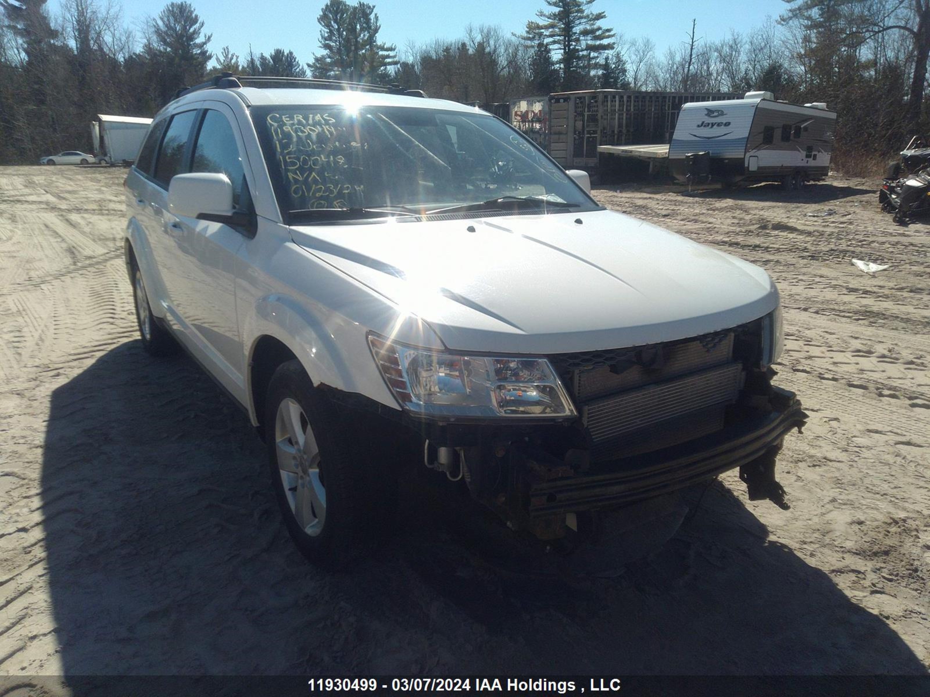 vin: 3C4PDCAB3CT150048 3C4PDCAB3CT150048 2012 dodge journey 2400 for Sale in l4a7x4, 16505 Hwy 48 , Stouffville, Ontario, Canada