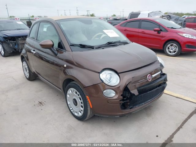 vin: 3C3CFFDR7FT621338 3C3CFFDR7FT621338 2015 fiat 500c 1400 for Sale in US TX - SAN ANTONIO-SOUTH