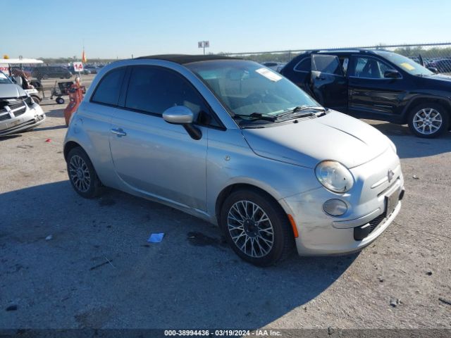 vin: 3C3CFFDR6CT123742 3C3CFFDR6CT123742 2012 fiat 500c 1400 for Sale in US TX - FORT WORTH NORTH