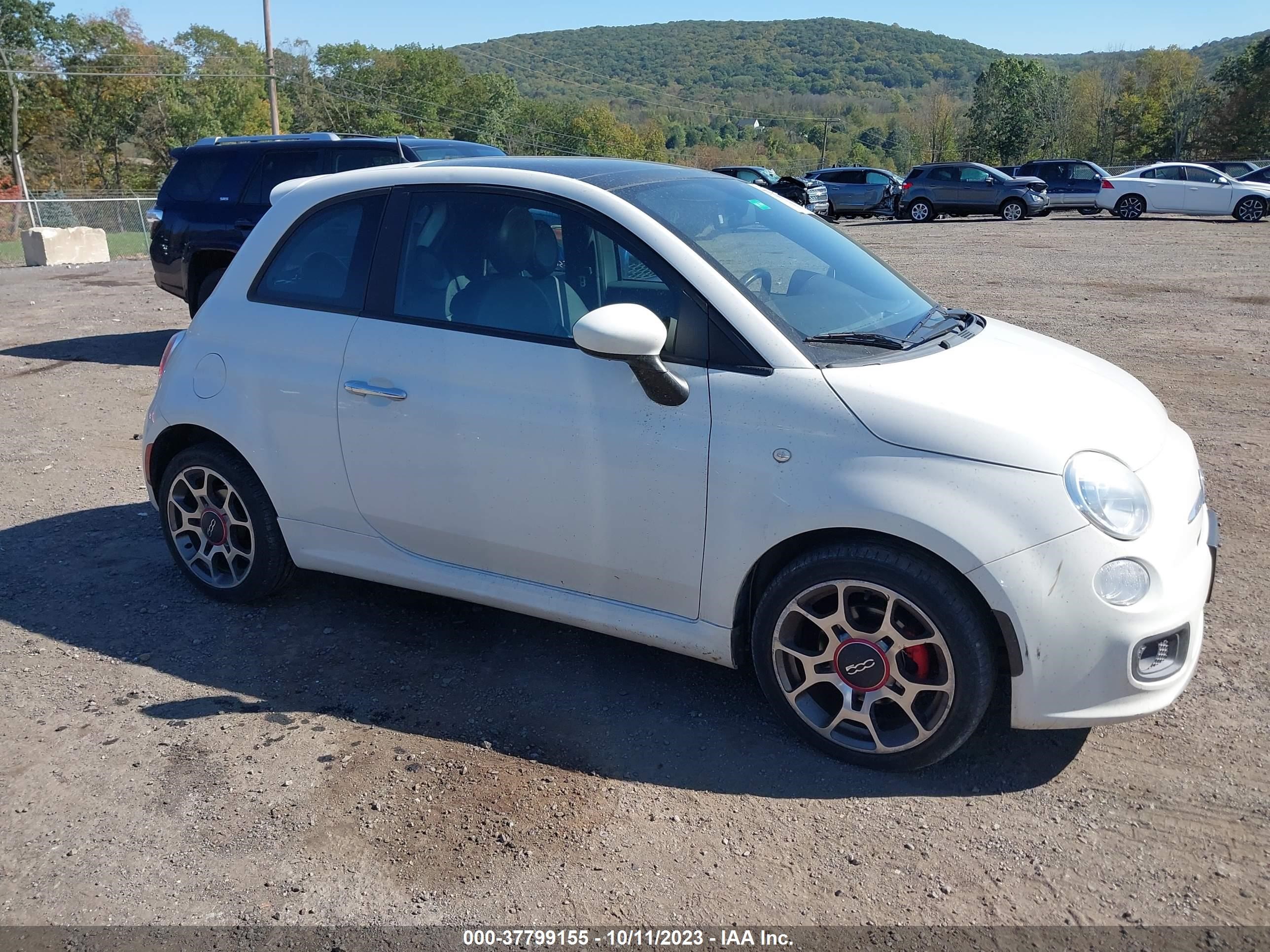 vin: 3C3CFFBR4CT310626 3C3CFFBR4CT310626 2012 fiat 500 1400 for Sale in 07865, 985 State Route 57, Port Murray, USA