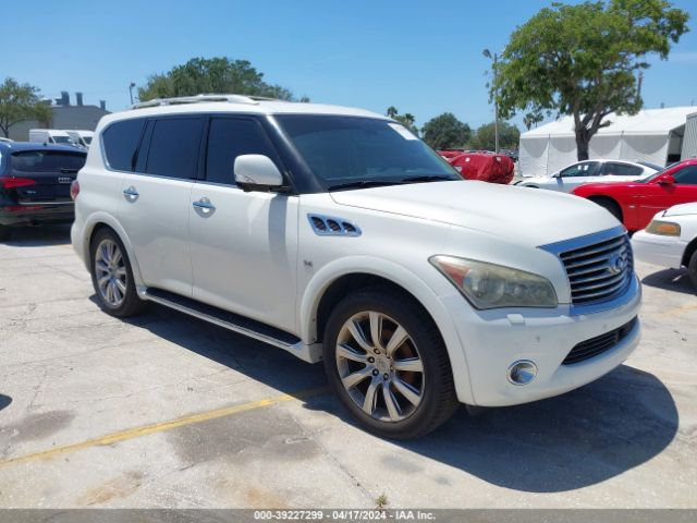 vin: JN8AZ2ND8E9751078 JN8AZ2ND8E9751078 2014 infiniti qx80 5600 for Sale in US FL - CLEARWATER