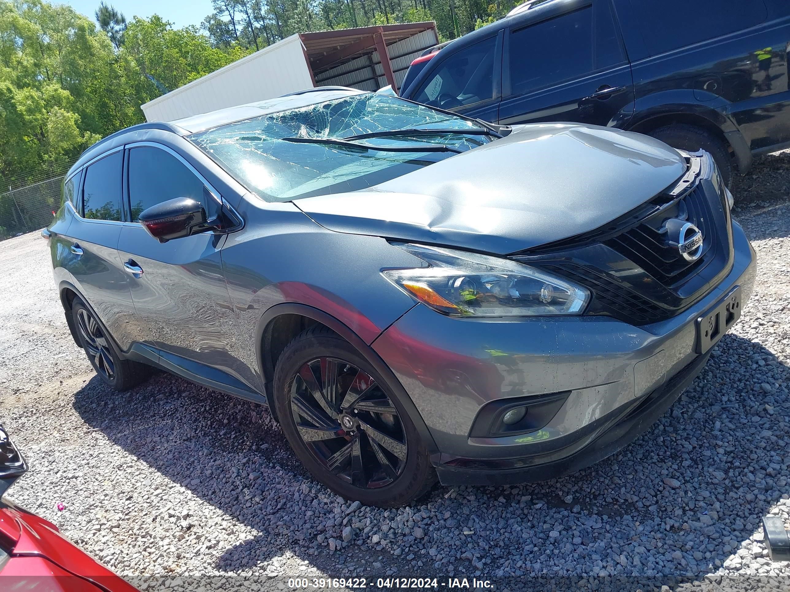 vin: 5N1AZ2MG3JN121103 5N1AZ2MG3JN121103 2018 nissan murano 3500 for Sale in 39562, 8209 Old Stage Rd, Moss Point, Mississippi, USA