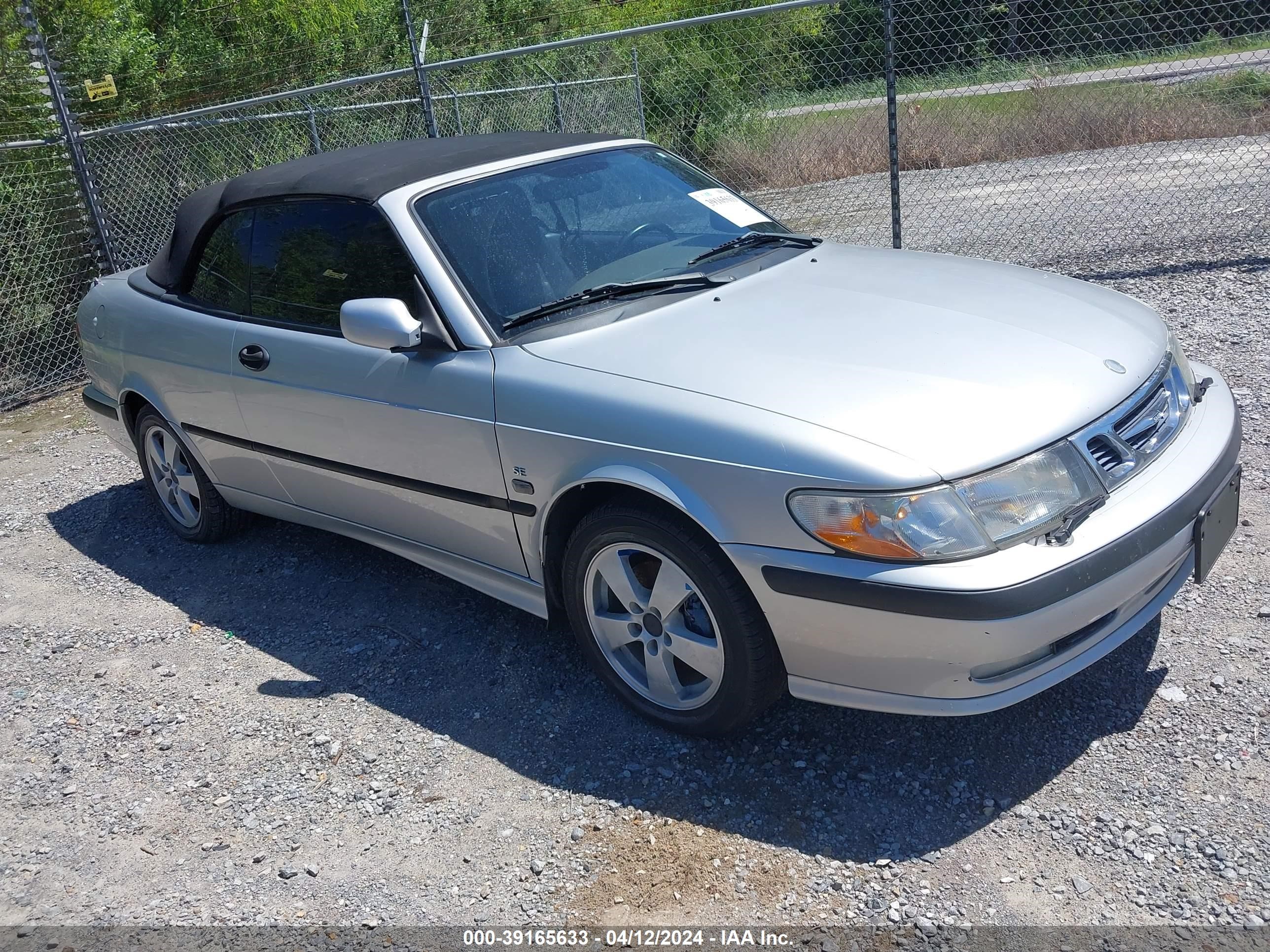 vin: YS3DF78K237000813 YS3DF78K237000813 2003 saab 9-3 2000 for Sale in 39562, 8209 Old Stage Rd, Moss Point, Mississippi, us