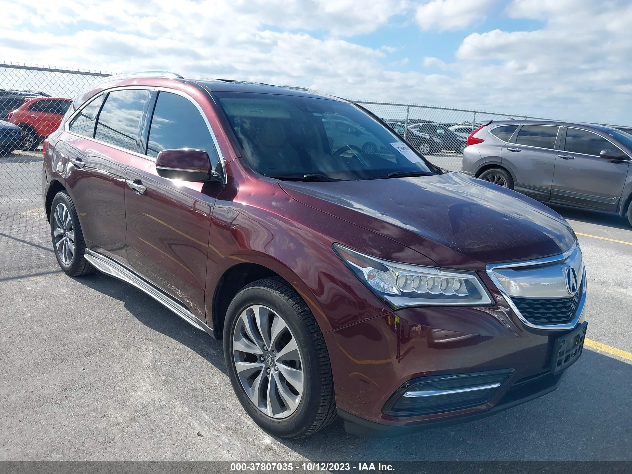 vin: 5FRYD3H65GB009319 5FRYD3H65GB009319 2016 acura mdx 3500 for Sale in 76527, 23010 Firefly Rd, Florence, Texas, USA