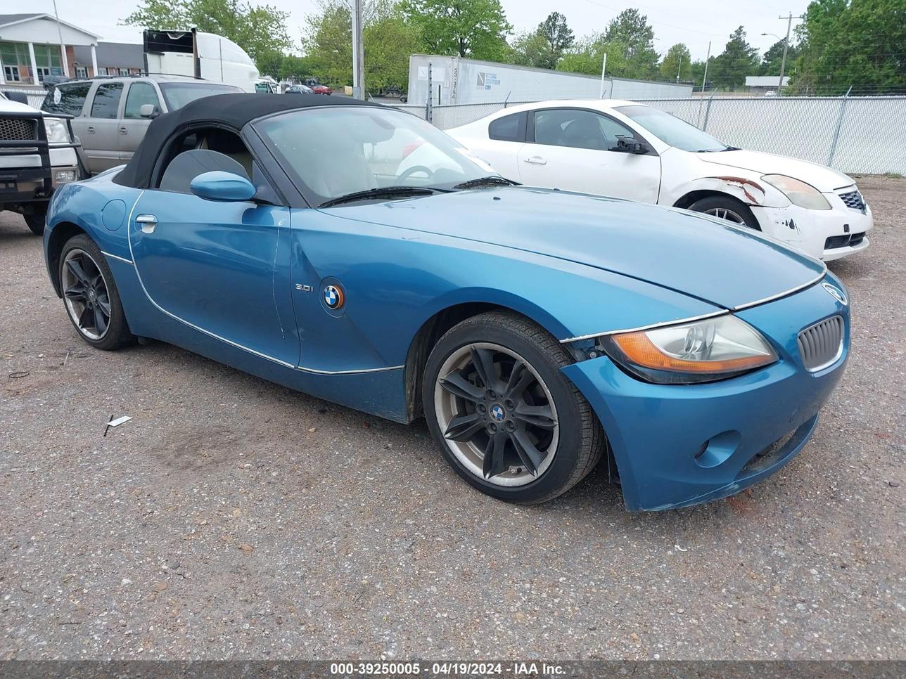 vin: 4USBT534X3LU01631 4USBT534X3LU01631 2003 bmw z4 3000 for Sale in 38118, 5400 Getwell Road, Memphis, Tennessee, USA