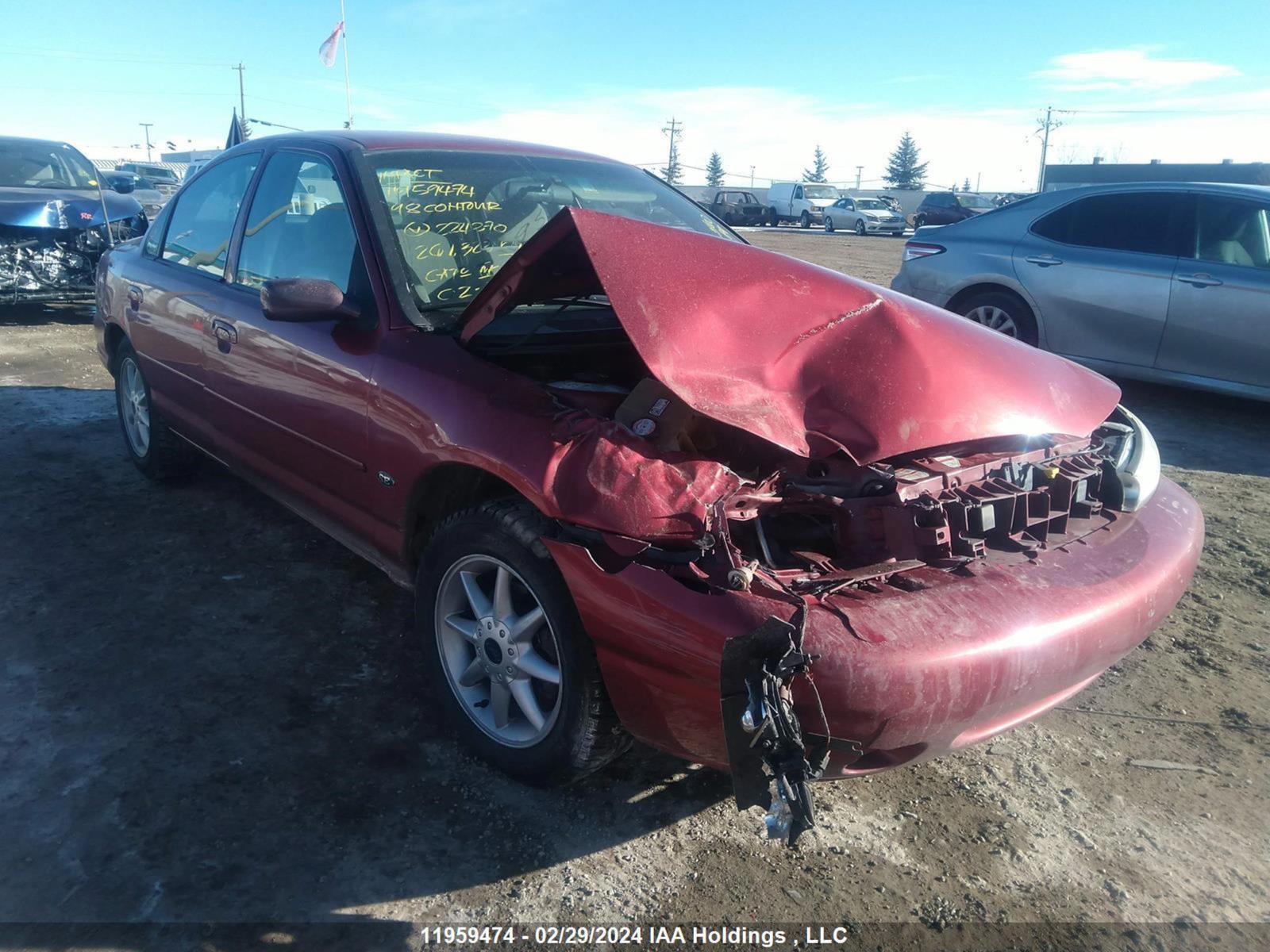 vin: 1FAFP6634WK224370 1FAFP6634WK224370 1998 ford contour 2000 for Sale in t1x0k1, 285222 Frontier Road , Calgary, Alberta, Canada