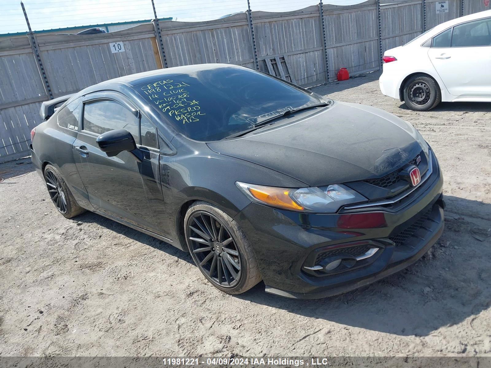 vin: 2HGFG4A50EH100708 2HGFG4A50EH100708 2014 honda civic 2400 for Sale in l1j6g5, 535 Wentworth St W , Oshawa, Ontario, Canada