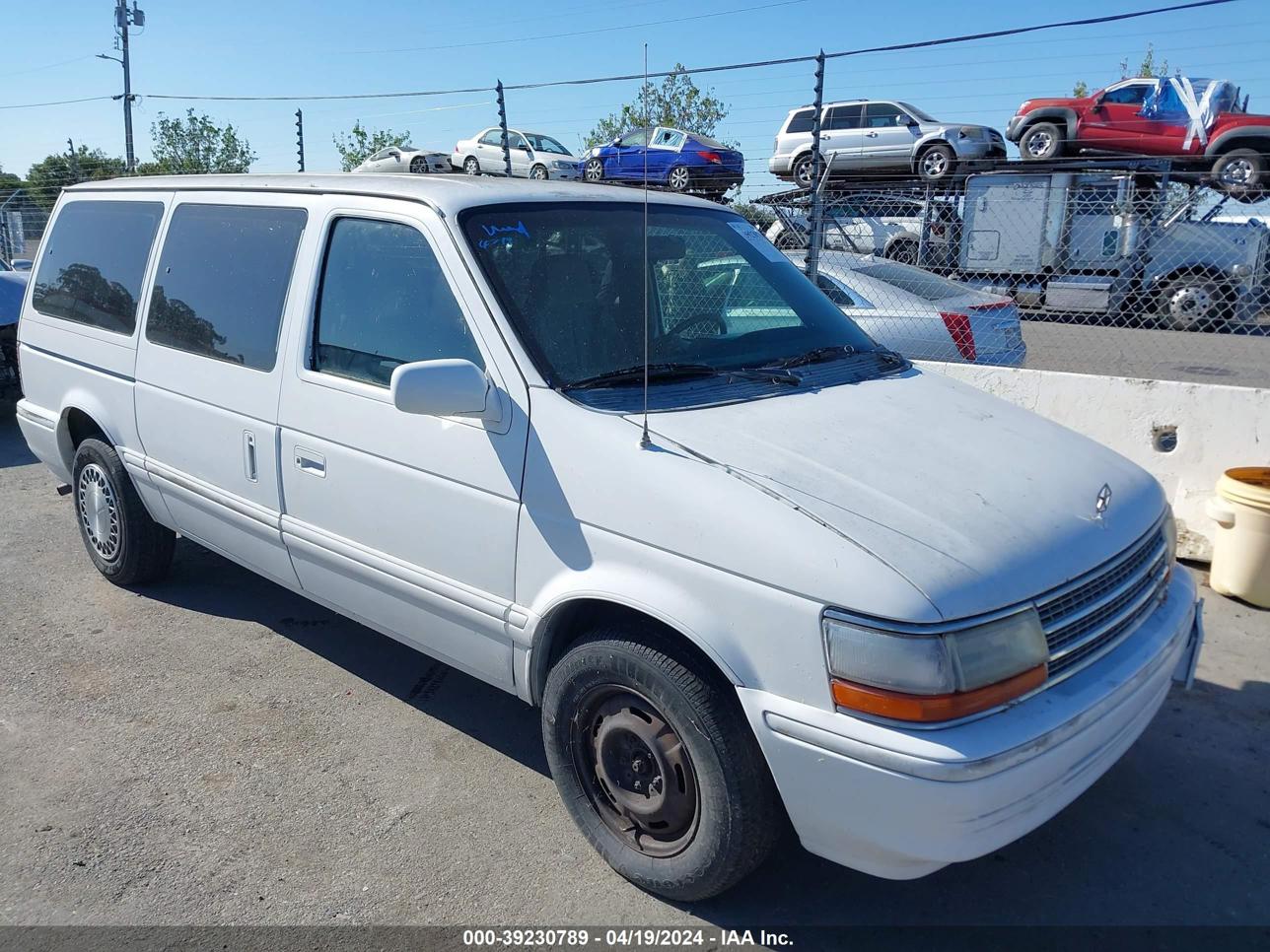 vin: 1P4GH4438NX111425 1P4GH4438NX111425 1992 plymouth  3000 for Sale in 94565, 2780 Willow Pass Road, Bay Point, California, USA