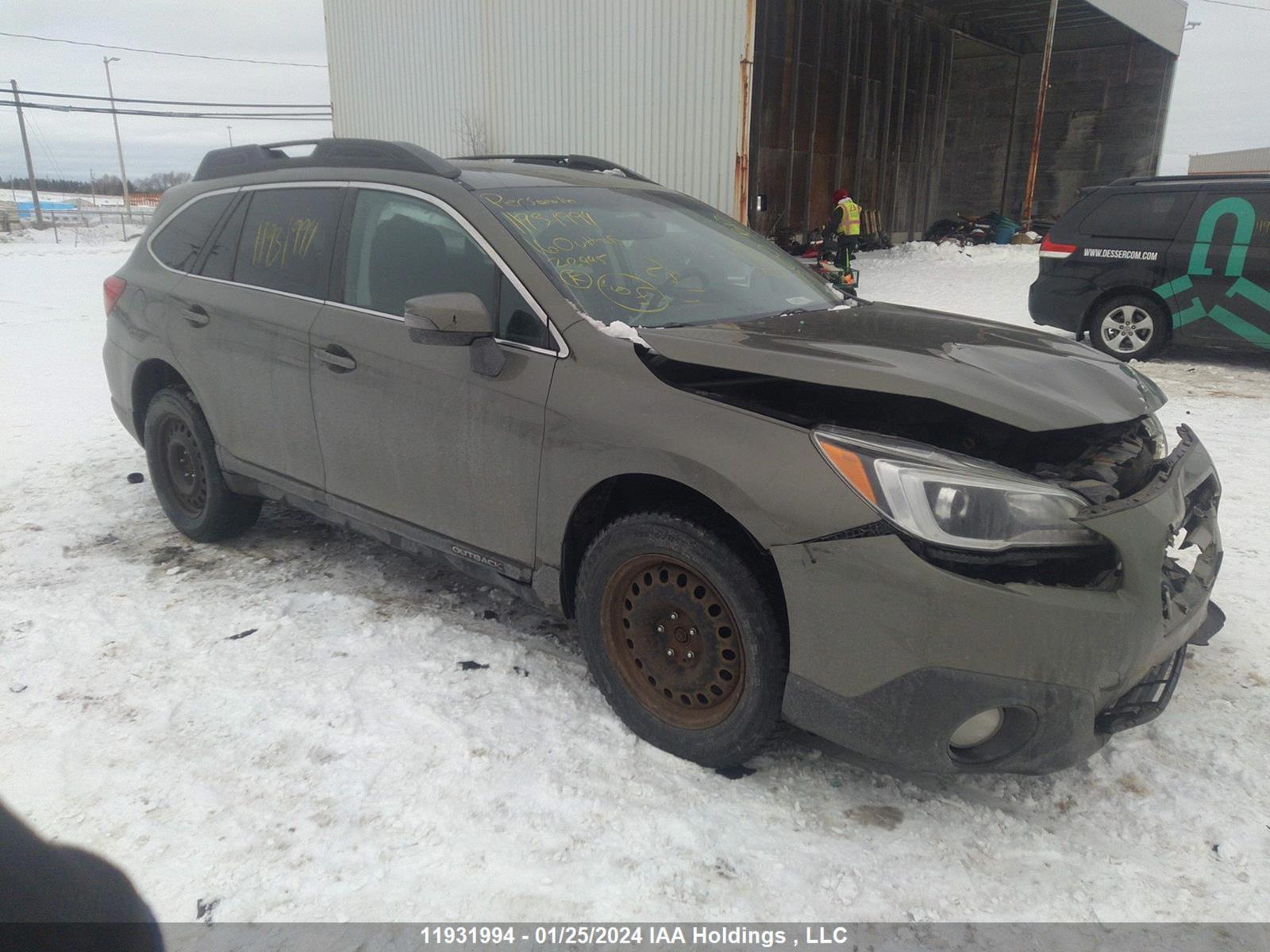 vin: 4S4BSCDCXG1212445 4S4BSCDCXG1212445 2016 subaru outback 2500 for Sale in g7a1a9, 1215 Industriel , St-Nicolas, Quebec, Canada