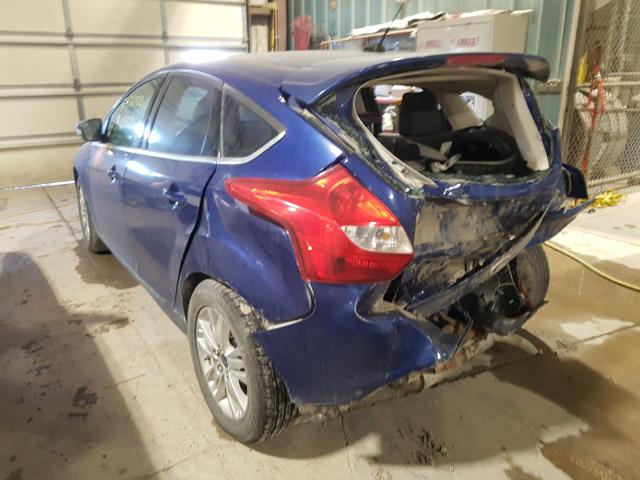 VIN: 1FAHP3M2XCL479435 FORD FOCUS SEL 2012