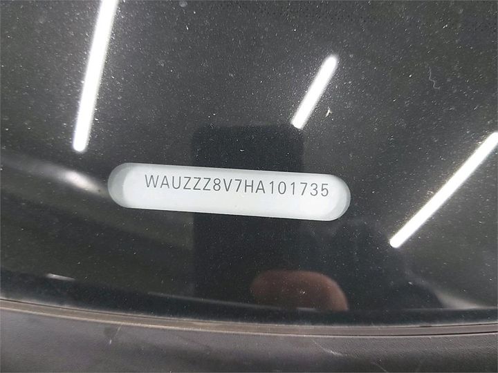 VIN: WAUZZZ8V7HA101735 AUDI A3 SPORTBACK 2017