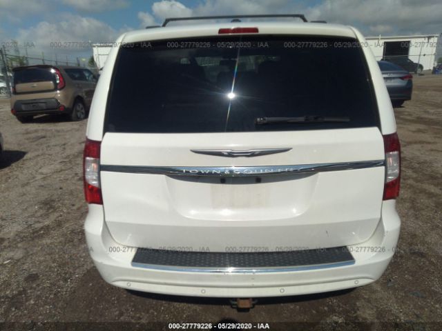 VIN: 2C4RC1CGXCR383839 CHRYSLER TOWN & COUNTRY 2012