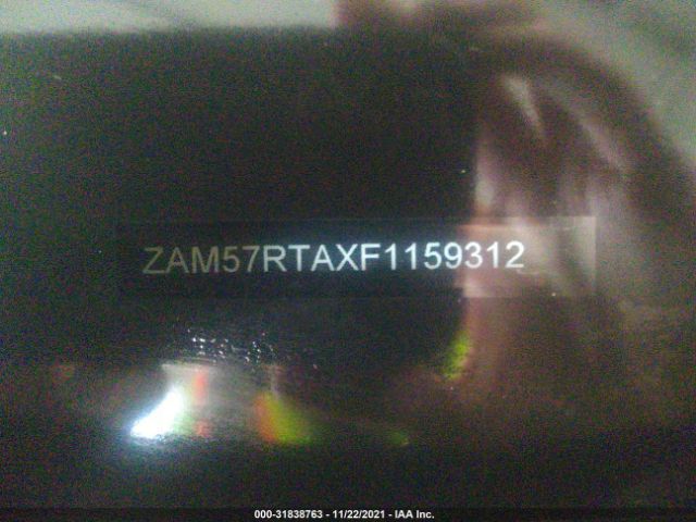 VIN: ZAM57RTAXF1159312 MASERATI GHIBLI 2015