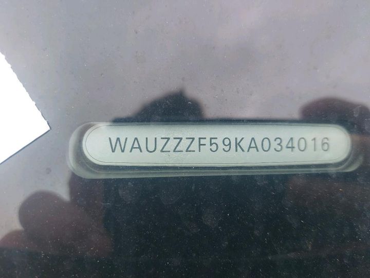 VIN: WAUZZZF59KA034016 Audi A5 Sportback 2019
