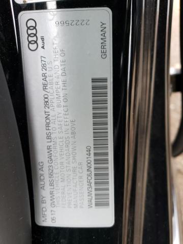 VIN: WAUW3AFC6JN001440 Audi A7 Premium 2018