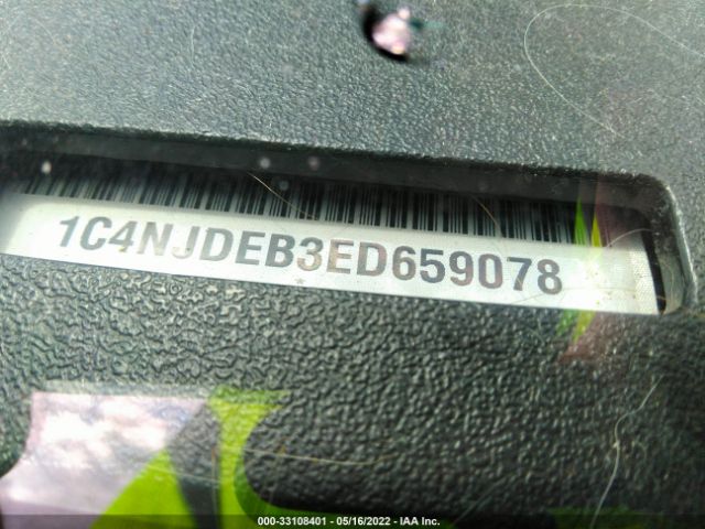 VIN: 1C4NJDEB3ED659078 Jeep Compass 2014