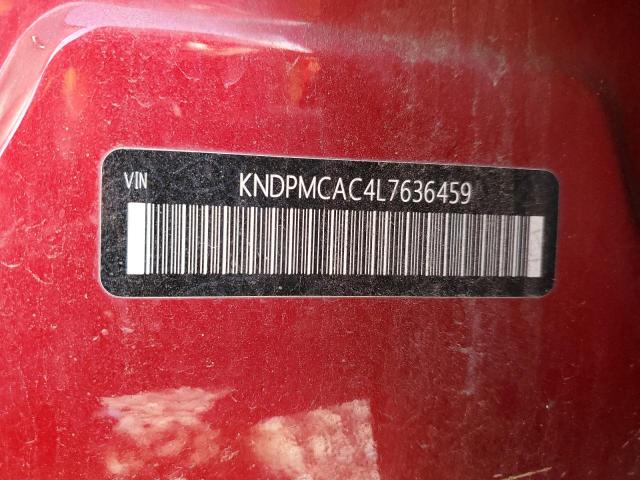 VIN: KNDPMCAC4L7636459 KIA SPORTAGE L 2020