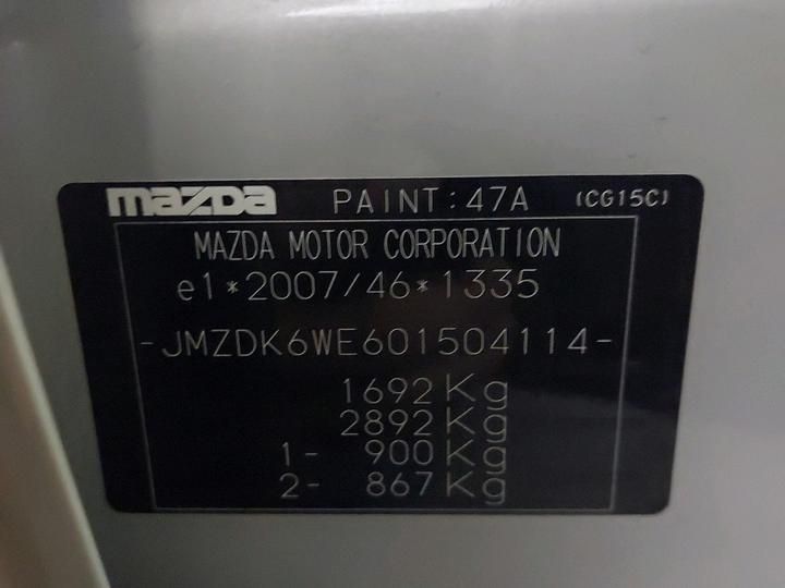 VIN: JMADK6WE601504114 MAZDA CX-3 2021