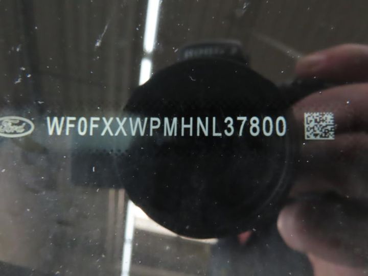 VIN: WF0FXXWPMHNL37800 FORD KUGA 2022